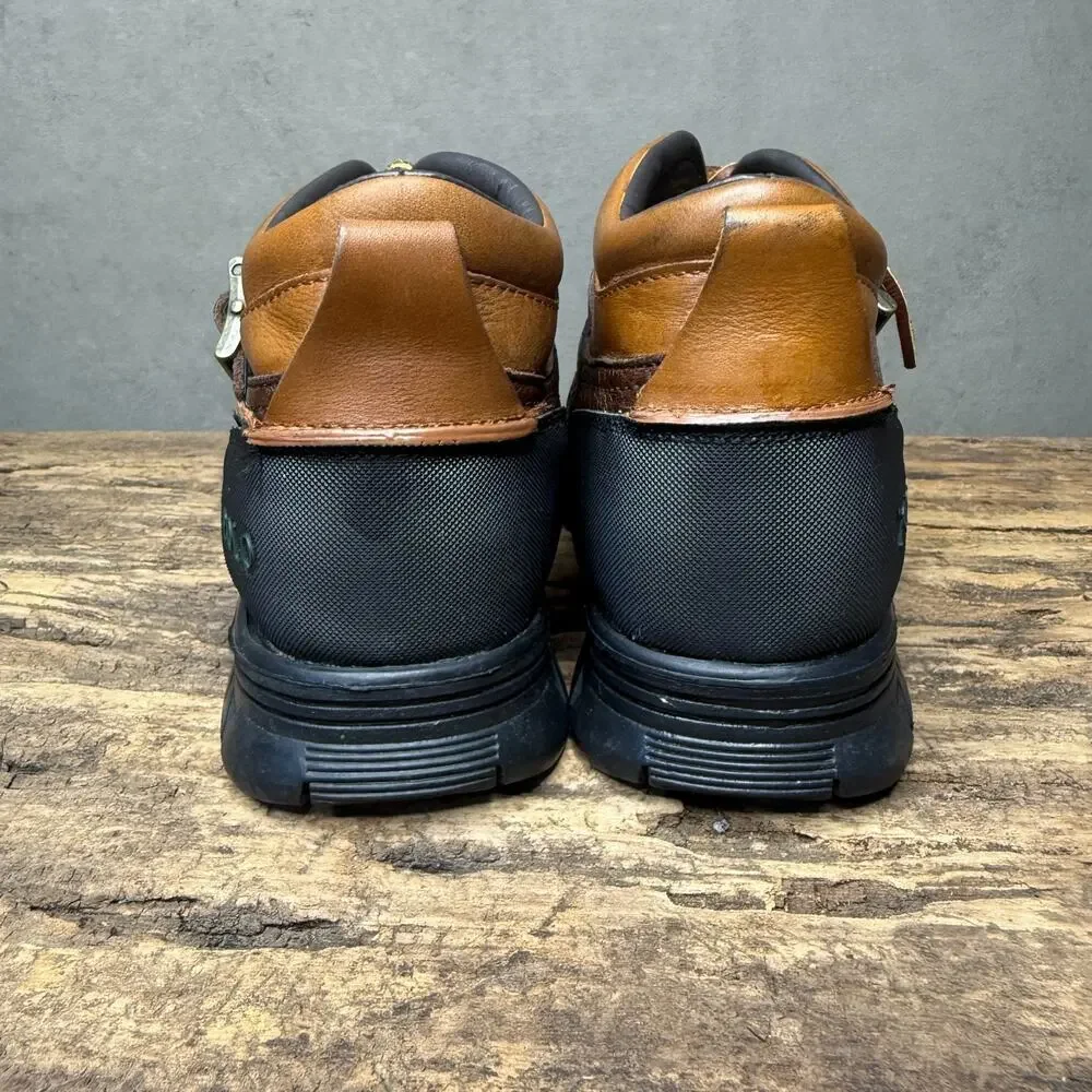 Polo Ralph Lauren Dover III Men 7.5D Brown Leather Duck Boots Preppy Gorpcore